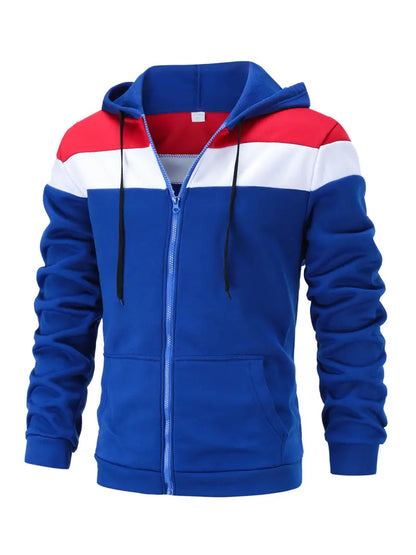 Farbiger Hoodie Leuchteffekt Männer