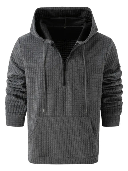 Leichter Waffel-Hoodie für Herren Sportlich