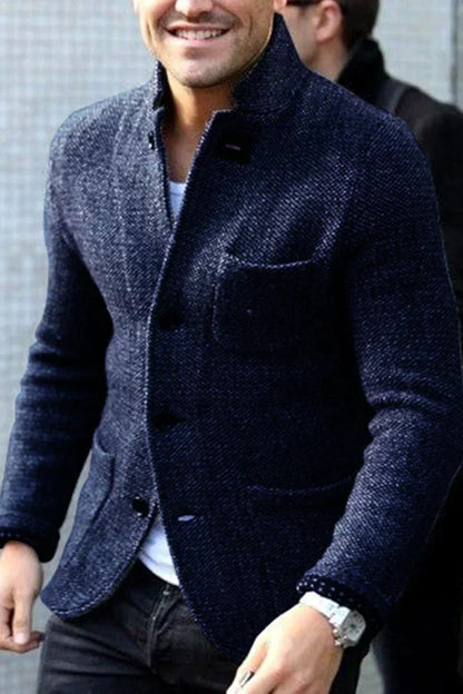 Herren Strickjacke Retro Style