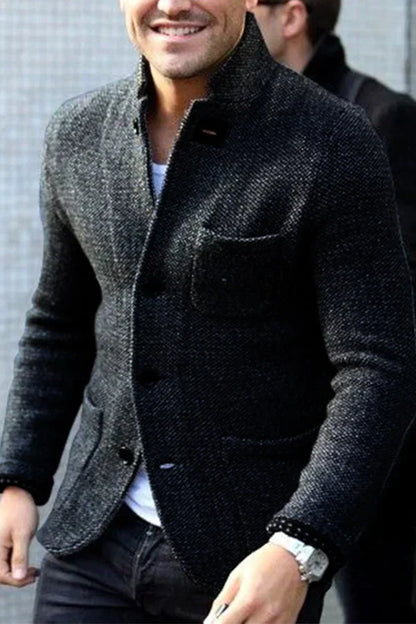 Herren Strickjacke Retro Style