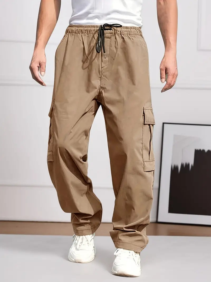 Herren Cargohose Bequem Frühjahr