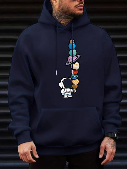 Astronauten Hoodie Herren Modern Galactic