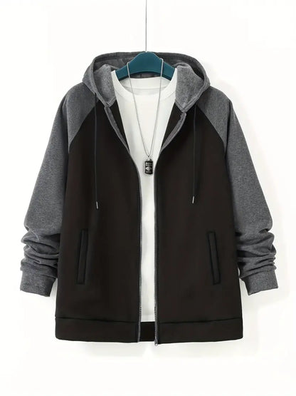 Herrenjacke Langarm Kordelzug Elegant