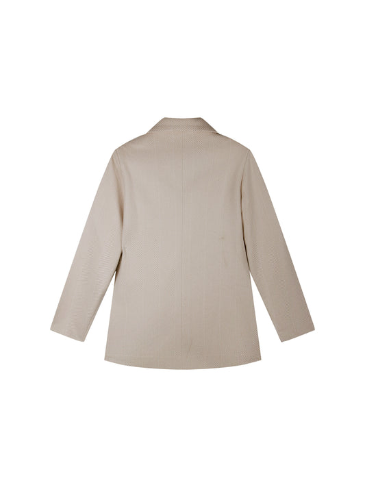 Eleganter Business Blazer Lange Herrenjacke Modern - IdealeKleiden