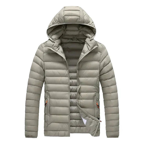 Wasserdichte Herrenjacke Lang Reißverschluss