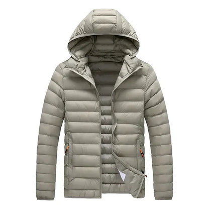 Wasserdichte Herrenjacke Lang Reißverschluss