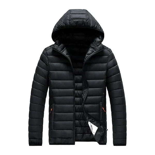 Wasserdichte Herrenjacke Lang Reißverschluss