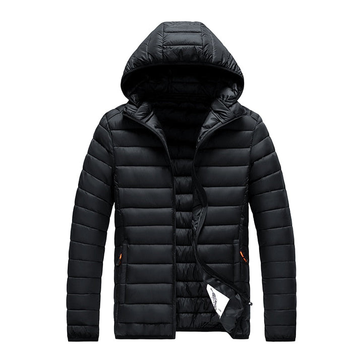 Herren Winterjacke Leicht Gepolstert Isoliert