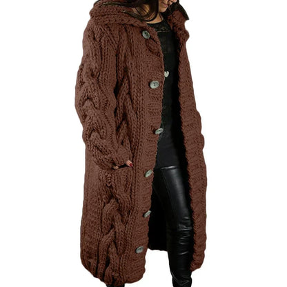 Elegante Strickjacke Warm und Dick
