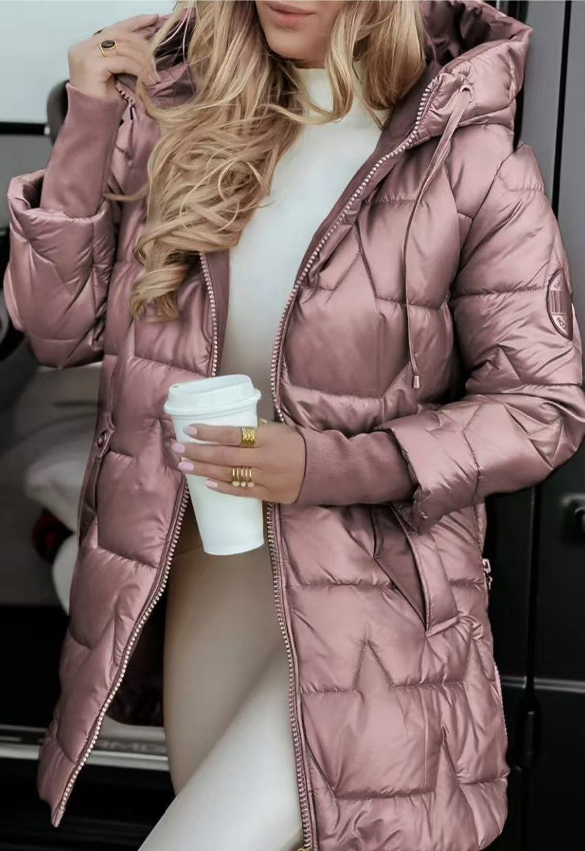 Elegante Daunenjacke Damen Winter