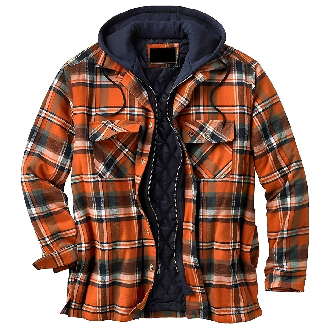 Herren Flanelljacke Karo Muster Casual Style