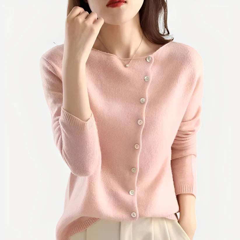 Stylische Damenstrickjacke Warm Elegant