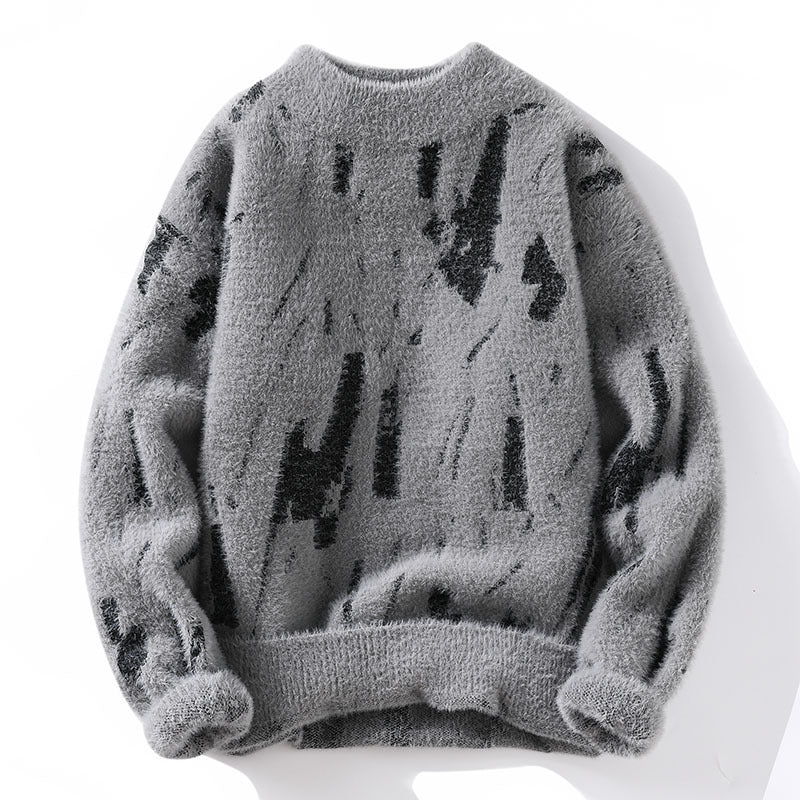 Damian Stylischer Fleece Pullover Herren