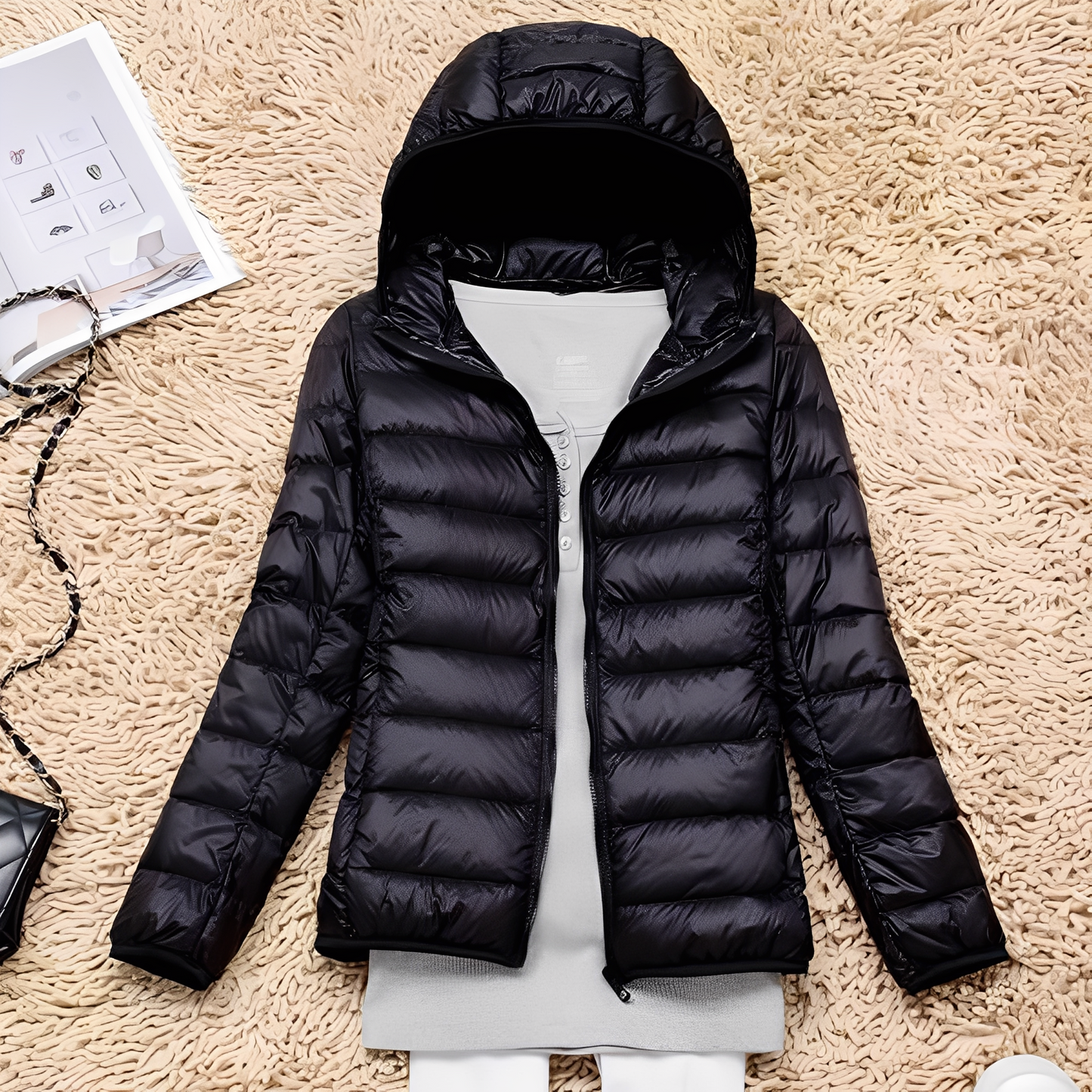 Schlanke Damenjacke Lässig Slim Fit