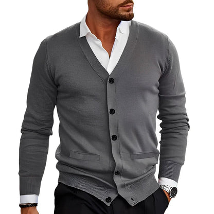 Herren Cardigan Bequem Casual Style