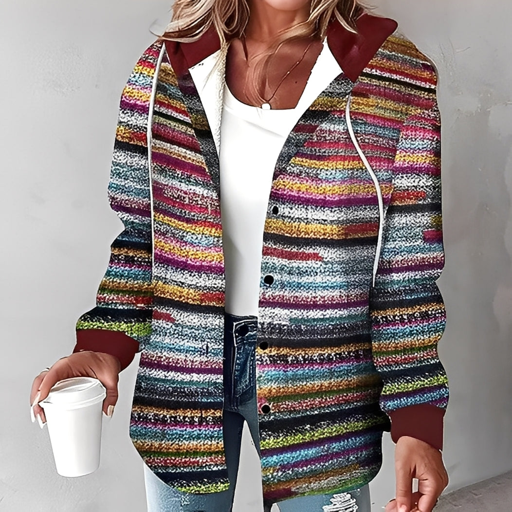 Damen Hoodie Jacke Weich Bequem