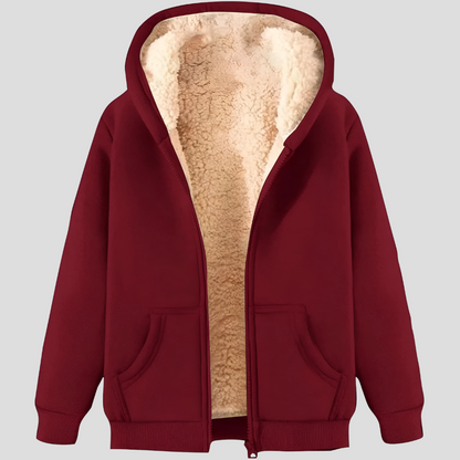Warmes Fleece-Hoodie für Herren Winter