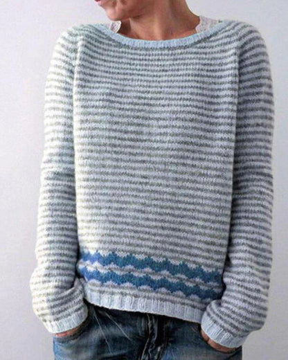 Damen Pullover Retro Style