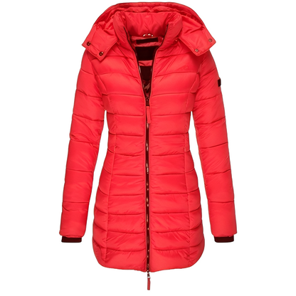 Eleganter Damenmantel Warm Gepolstert