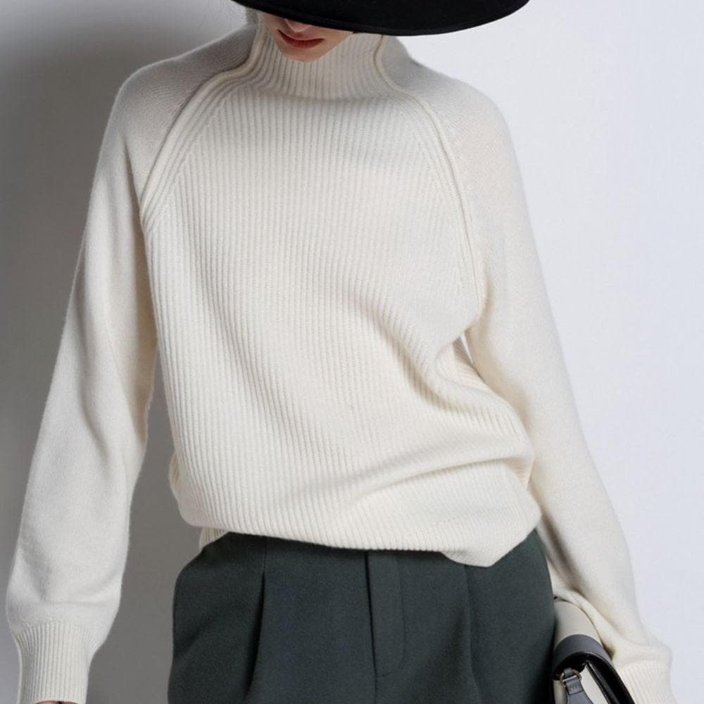 Soft Rollkragen Pullover Langarm Bequem
