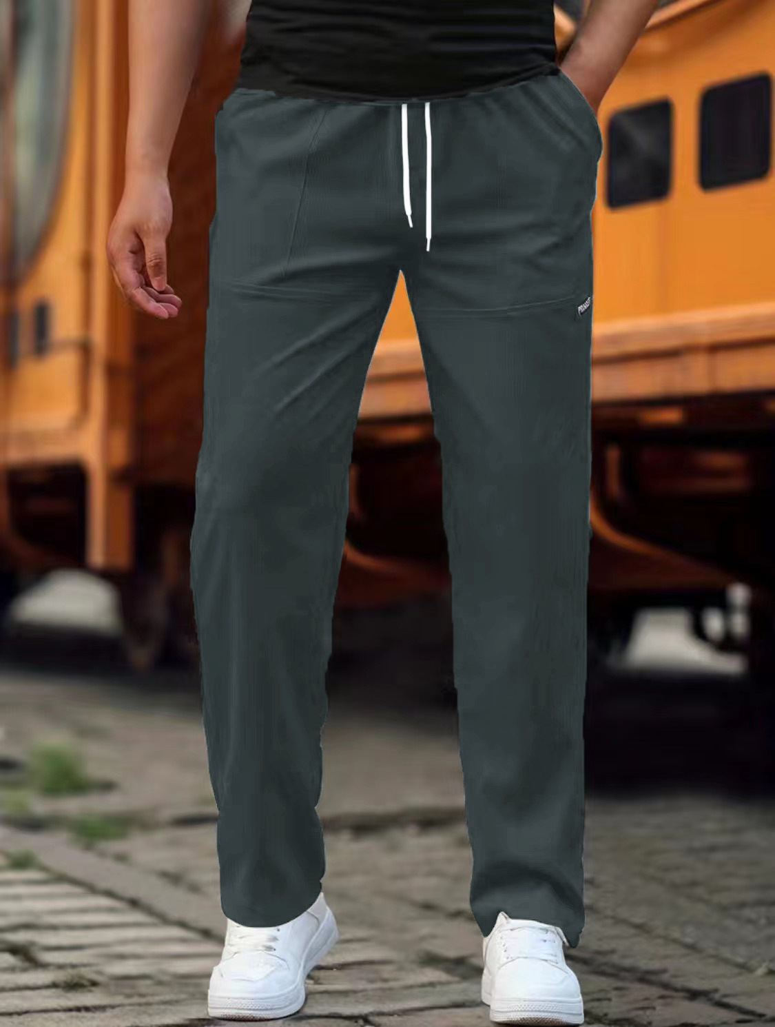 Bequeme Jogginghose Lässig Mit Kordelzug
