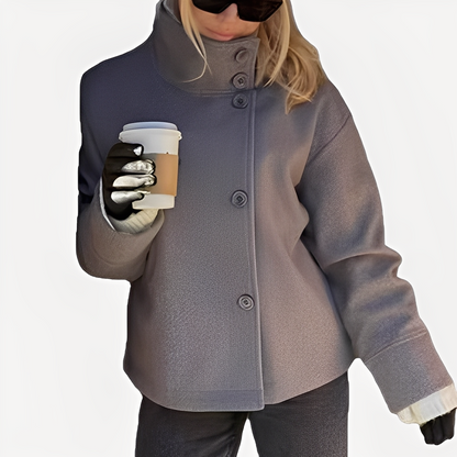 Stilvolle Damen Wolljacke Elegantes Design
