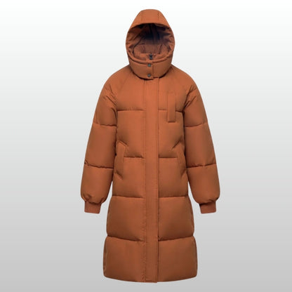 Lange Winterjacke Damen Daunenjacke