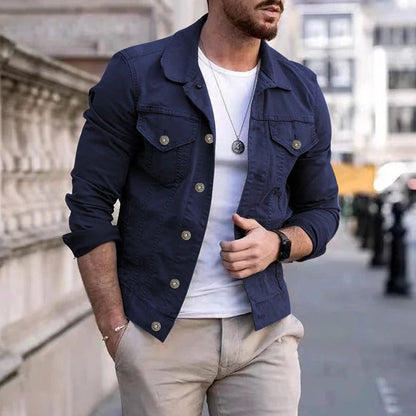 Klassische Herren Jeansjacke ModernSlimFit