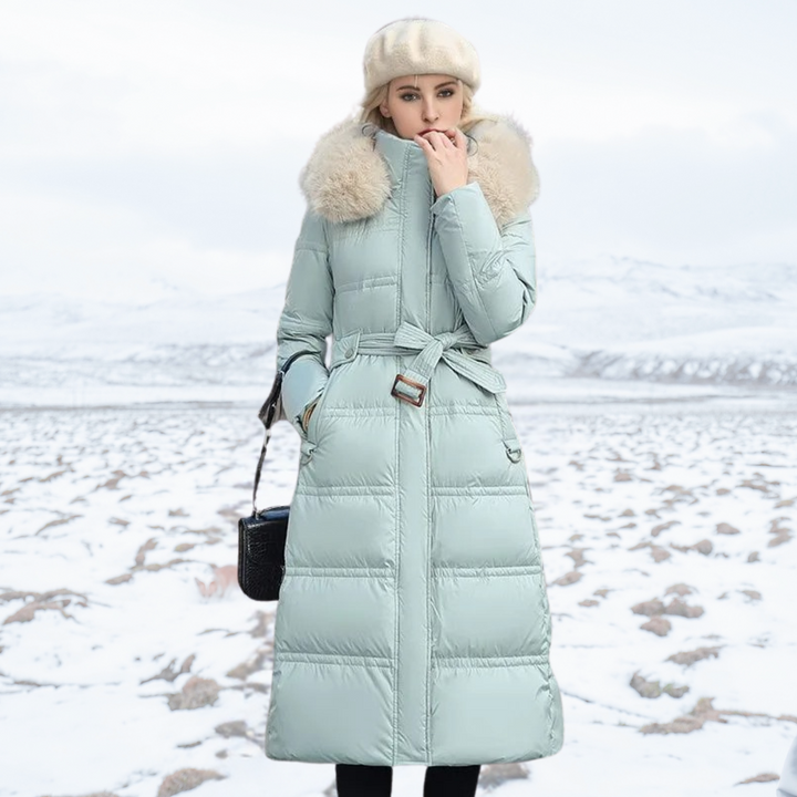 Stylisher Wintermantel Frauen Kunstpelz Elegant