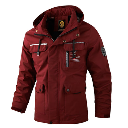 Wetterfeste Herrenjacke Outdoor Dicke Winterjacke