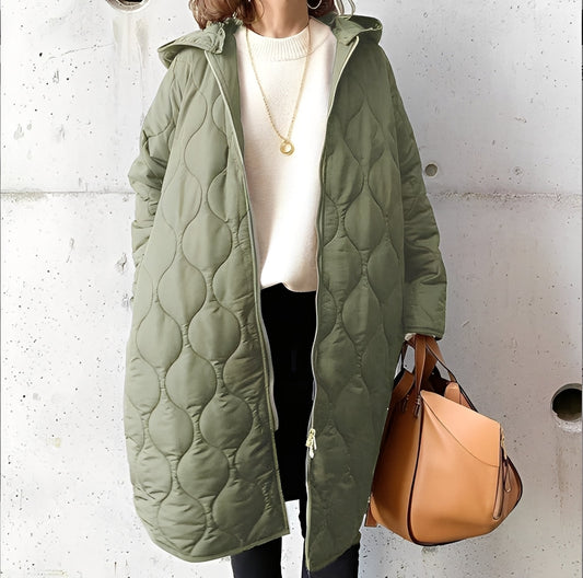 Praktischer Damen-Parka mit Kapuze Warm - IdealeKleiden