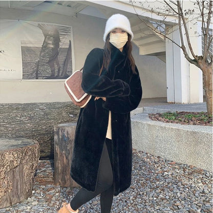 Stylish Kunstfelljacke Damen