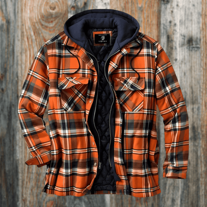 Herren Karo-Jacke Frühjahr Herbst Schnitt