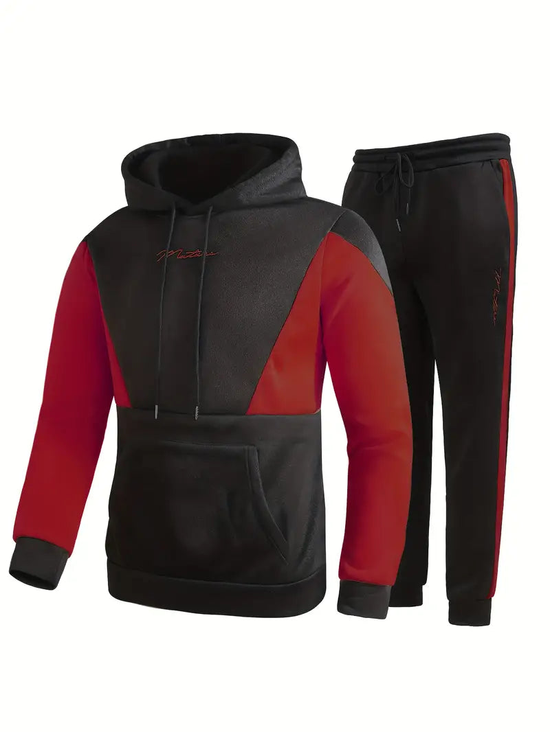 Herren Pullover Hoodie Set Casual