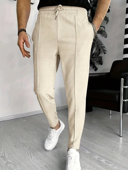 Herren Jogginghose Waffelmuster Komfort