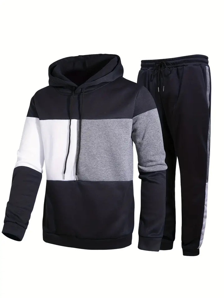 Herren Pullover Hoodie Set Warm Kuschelig