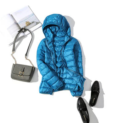 Herbstjacke Warm Padded Winter Parka Kapuze