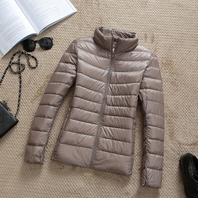 Kapuzenpuffer Mantel Warm Gemütlich