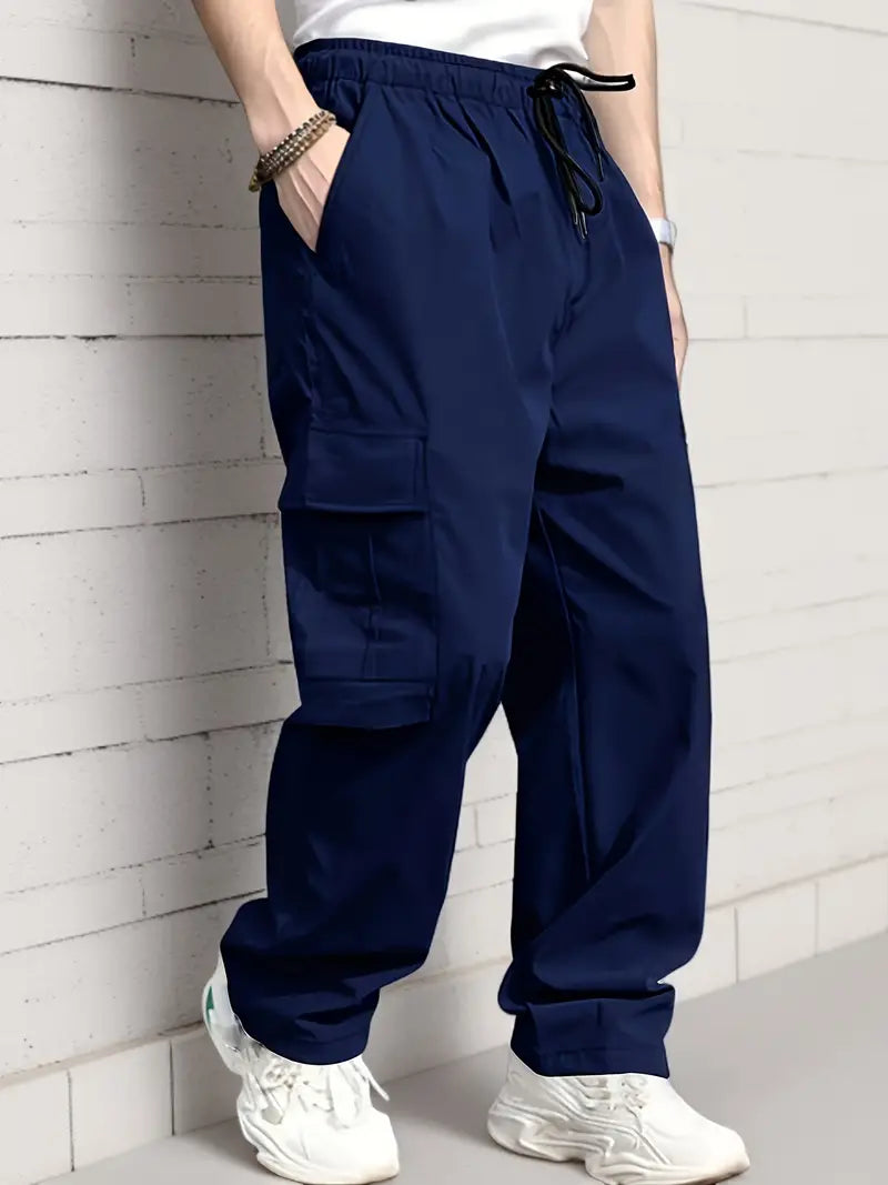 Herren Cargohose Bequem Frühjahr