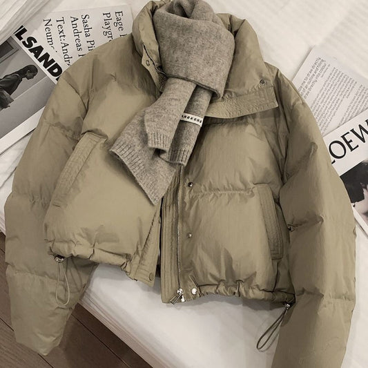 Elegante Damenbluse Mit Stehkragen - IdealeKleiden
