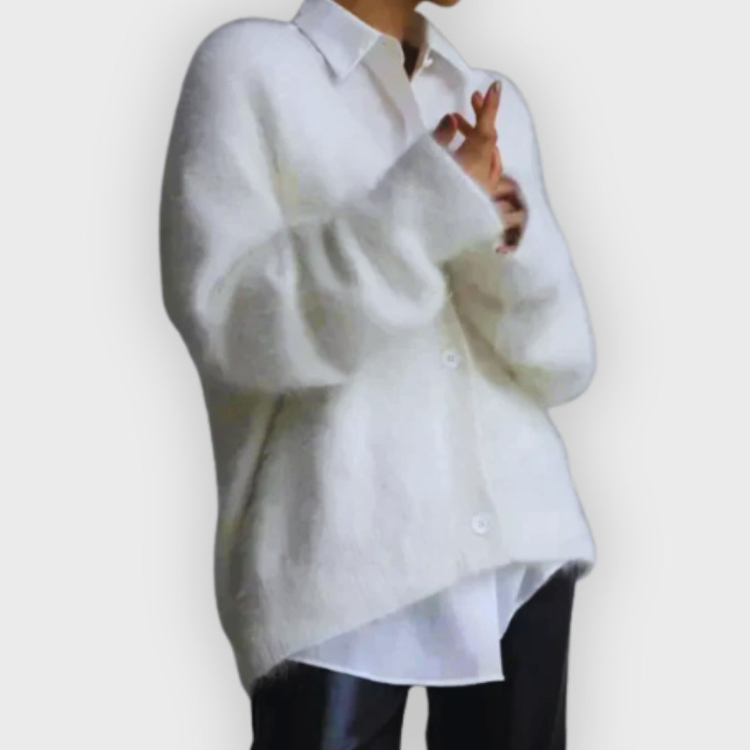 Weicher Cashmere Cardigan Damen Elegant