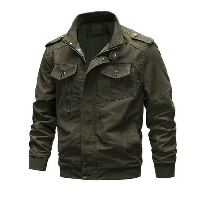 Praktische Winterjacke Reißverschluss Vordertaschen