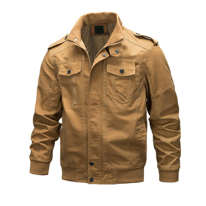 Praktische Winterjacke Reißverschluss Vordertaschen
