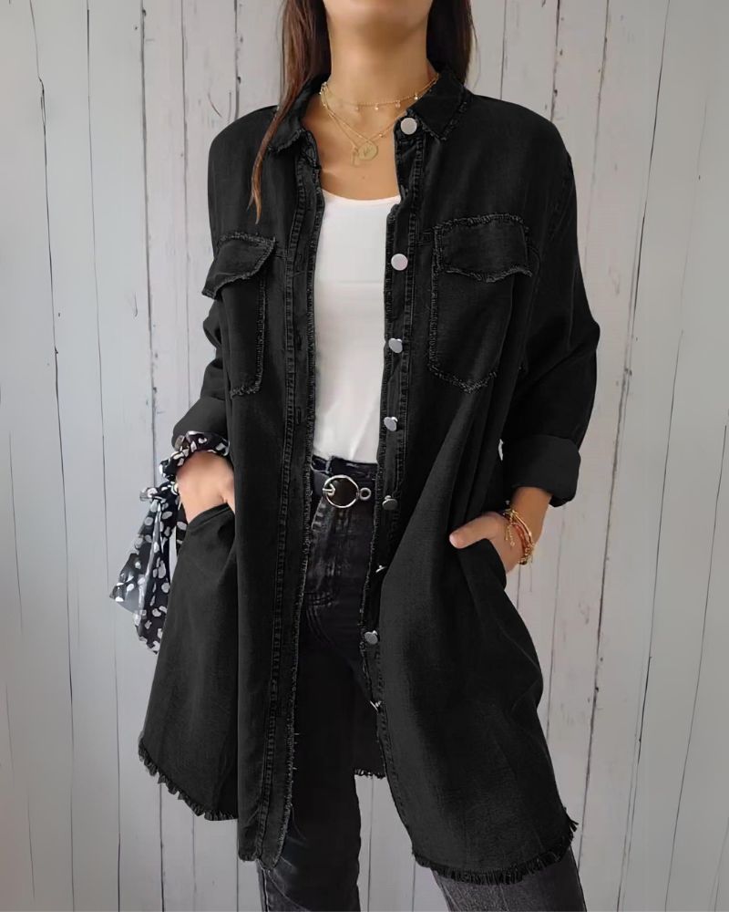 Bequeme Denim-Jacke Moderner Stil