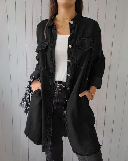 Bequeme Denim-Jacke Moderner Stil