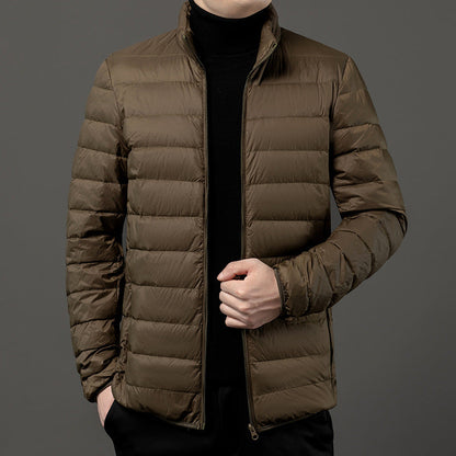 Leichtgewicht Herrenjacke Puff Reißverschluss