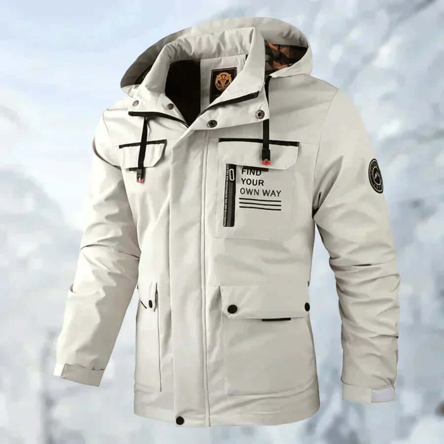 Herren Outdoorjacke Wasserdicht Isoliert
