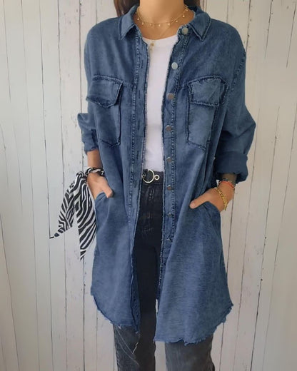 Bequeme Denim-Jacke Moderner Stil