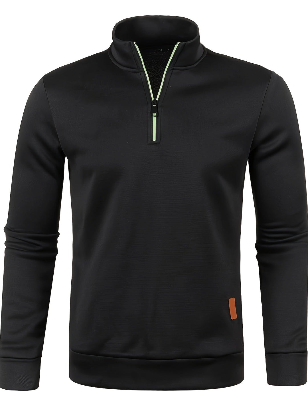 Herren Pullover Warm Reißverschluss Winter