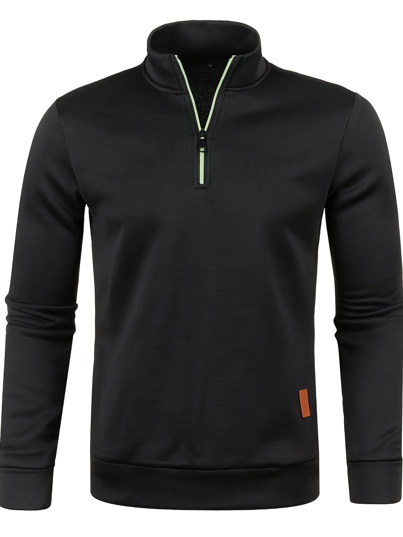 Herren Pullover Warm Reißverschluss Winter